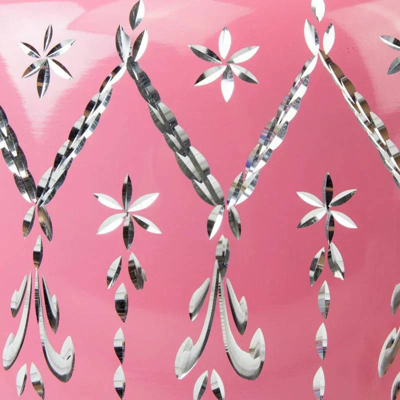 Pink Diamond Etch Large Urn