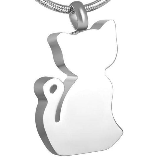 Pet Kitty Cat Ashes Necklace Pendant